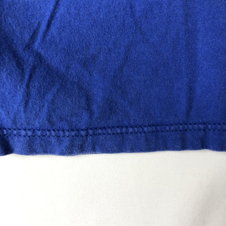 90'S Russell New York Giants NFL Sports Print T-Shirt, Made in USA, Men's Size M (approx.) cotton blue type Vintage Second Hand