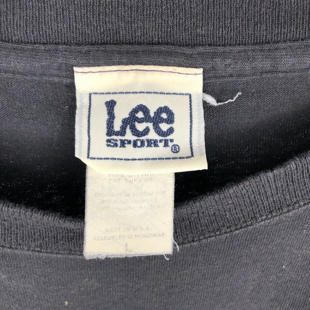 2000'S Lee SPORT MLB NEW YORK METS Sports Print T-Shirt (Men's Size L) cotton black type Vintage Second Hand
