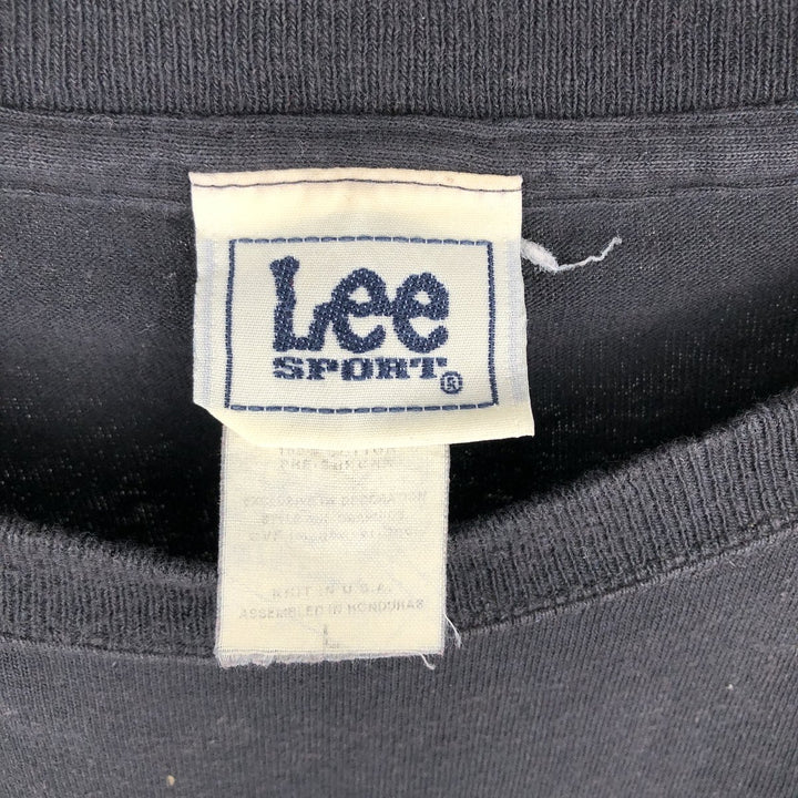 2000'S Lee SPORT MLB NEW YORK METS Sports Print T-Shirt (Men's Size L) cotton black type Vintage Second Hand