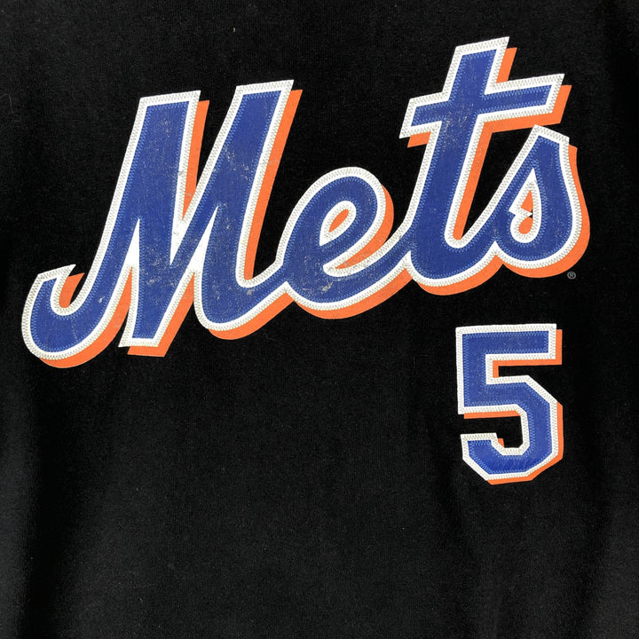2000'S Lee SPORT MLB NEW YORK METS Sports Print T-Shirt (Men's Size L) cotton black type Vintage Second Hand