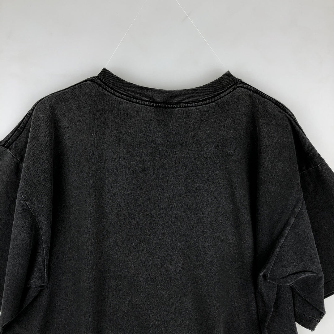 90'S SALEM MLB FLORIDA MARIINS Sports Print T-Shirt, Made in USA, Men's XL equivalent, Vintage cotton black type Vintage Second Hand