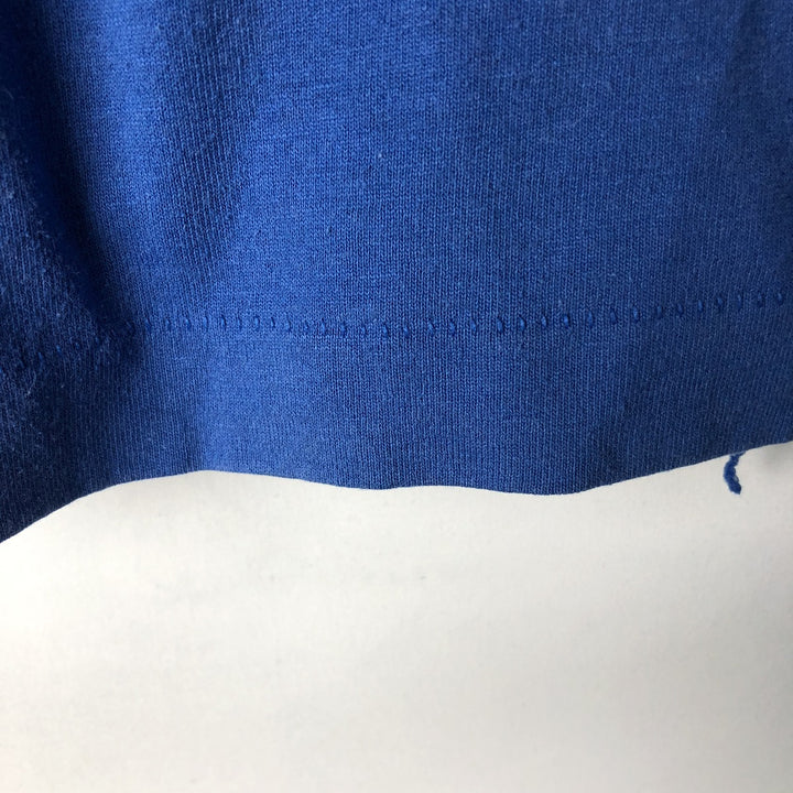 90'S Vewa Sheen Pittsburgh Panthers sports print T-shirt, Made in USA, Men's XL equivalent. polyester blue type Vintage Second Hand