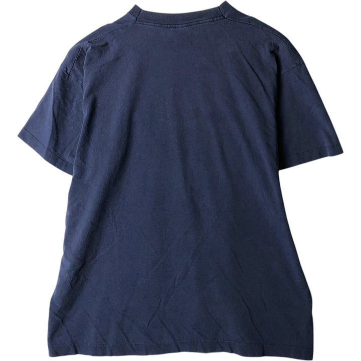90'S Fruit of the Loom NFL Dallas Cowboys sports print t-shirt, made in USA, men's size XL (approx.) cotton navy blue type Vintage Second Hand