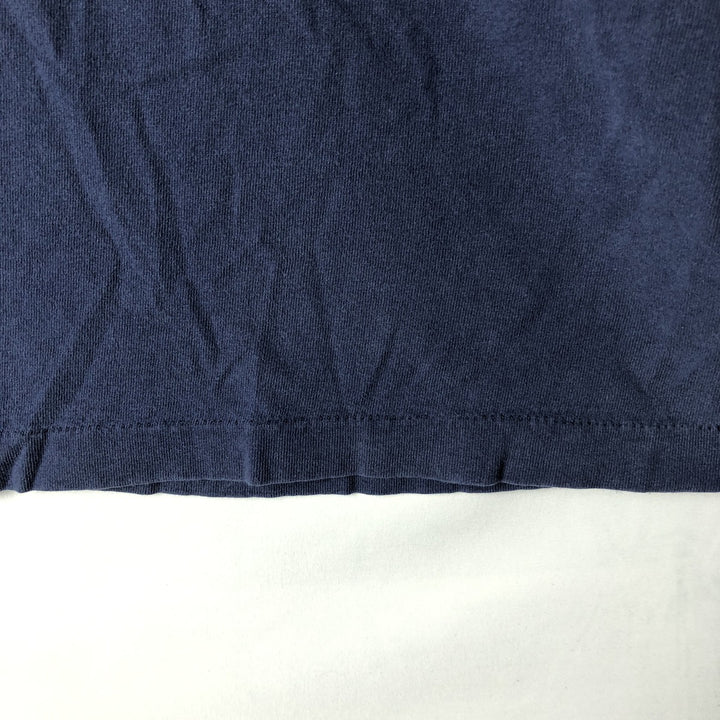 90'S Fruit of the Loom NFL Dallas Cowboys sports print t-shirt, made in USA, men's size XL (approx.) cotton navy blue type Vintage Second Hand