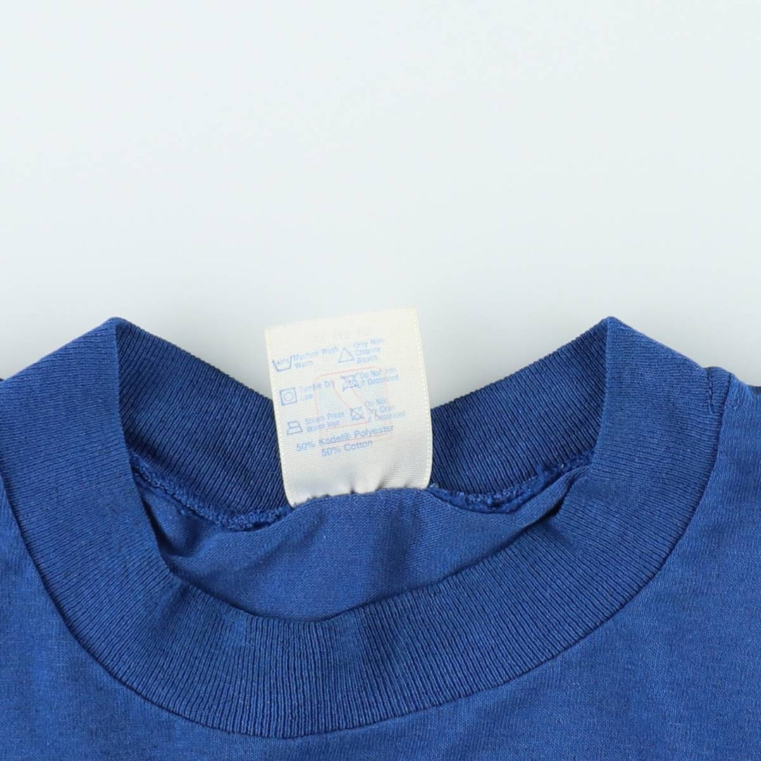 90'S Logo Seven Cleveland Cavaliers Logo Print T-Shirt, Made in USA, Men's XL equivalent, Vintage polyester blue type Vintage Second Hand
