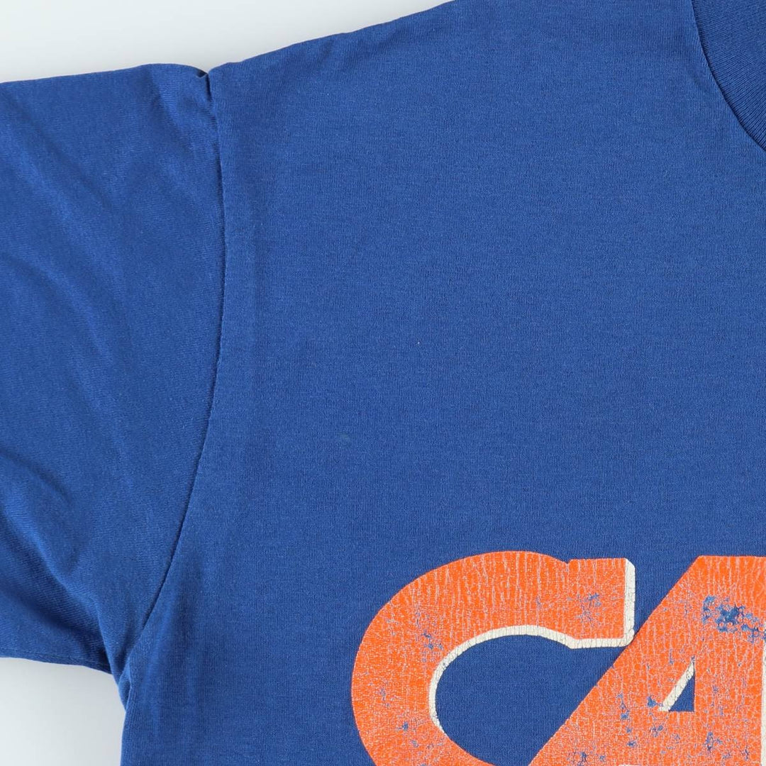 90'S Logo Seven Cleveland Cavaliers Logo Print T-Shirt, Made in USA, Men's XL equivalent, Vintage polyester blue type Vintage Second Hand