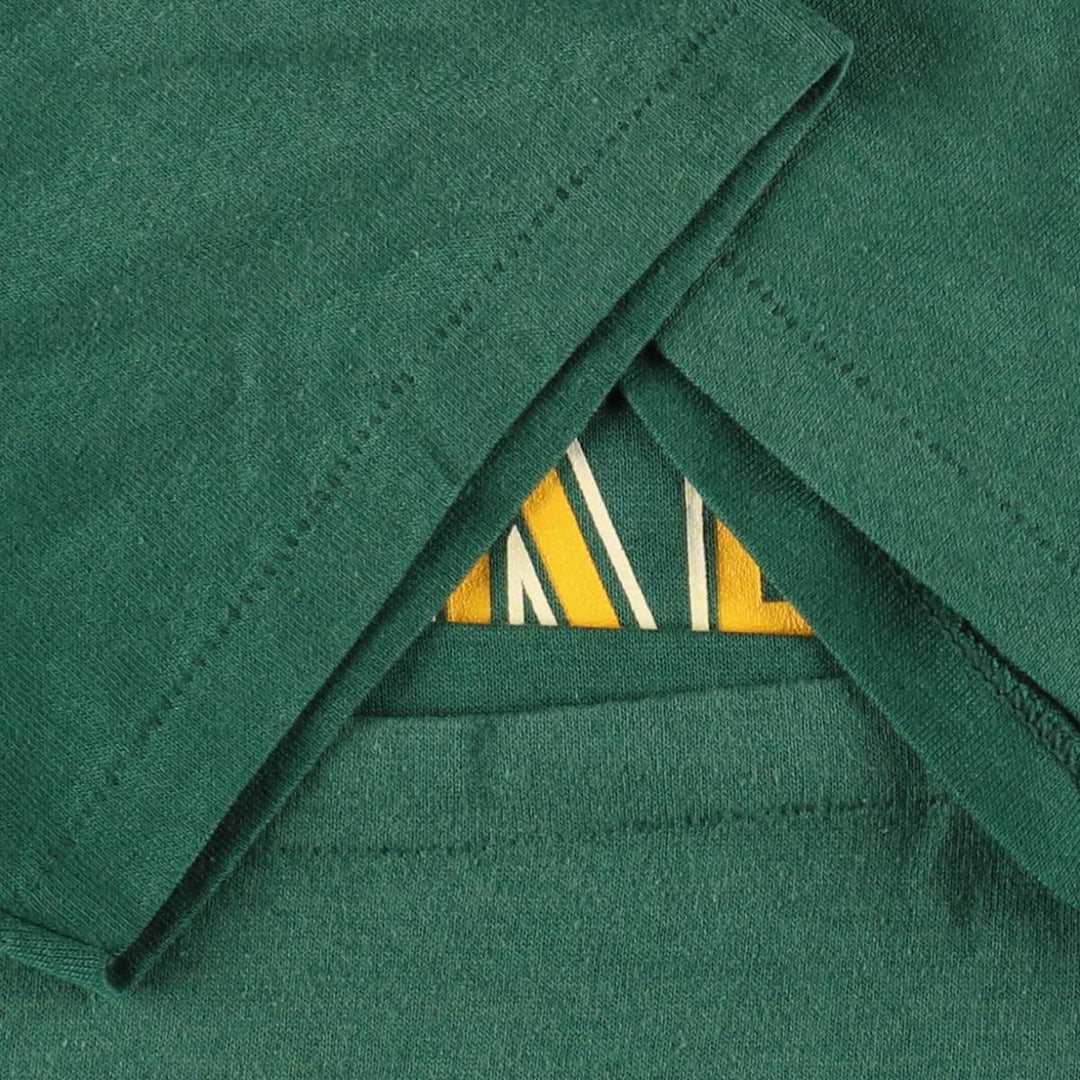 80s-90'S GARAN NFL GREEN BAY PACKERS Logo Print T-Shirt, Made in USA, Men's XL equivalent, Vintage cotton green type Vintage Second Hand