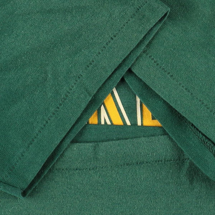 80s-90'S GARAN NFL GREEN BAY PACKERS Logo Print T-Shirt, Made in USA, Men's XL equivalent, Vintage cotton green type Vintage Second Hand