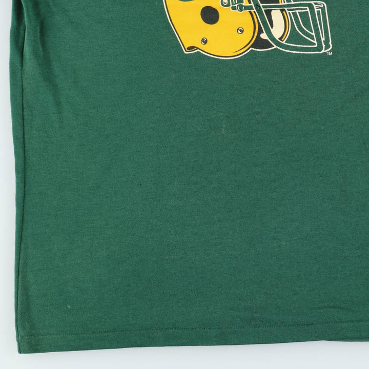 80s-90'S GARAN NFL GREEN BAY PACKERS Logo Print T-Shirt, Made in USA, Men's XL equivalent, Vintage cotton green type Vintage Second Hand