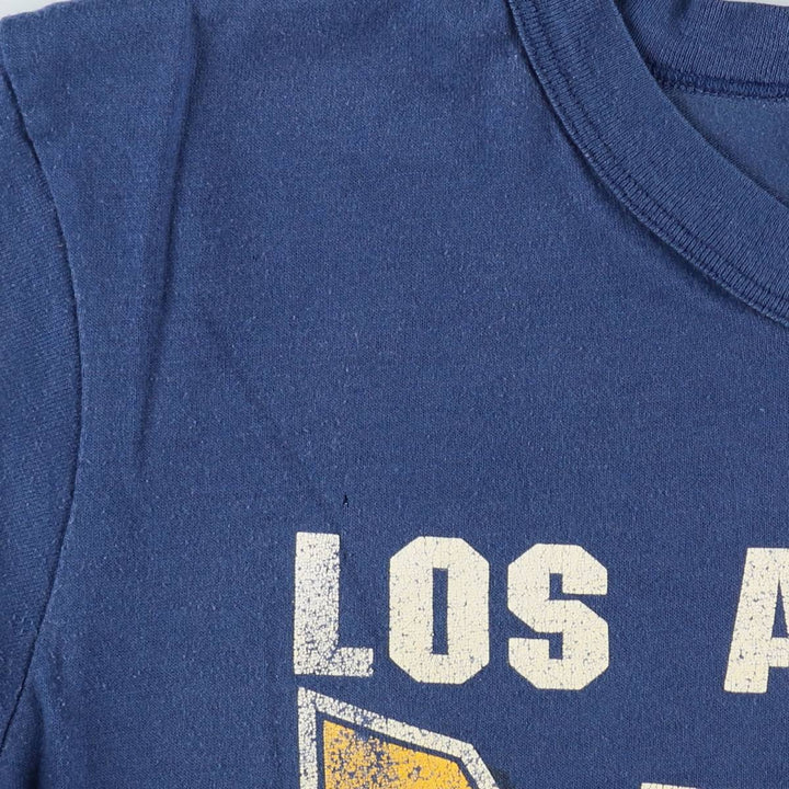 80s-90'S GARAN NFL LOS ANGELES RAMS Logo Print T-Shirt, Made in USA, Men's Size L (approx.), Vintage unclear blue type Vintage Second Hand