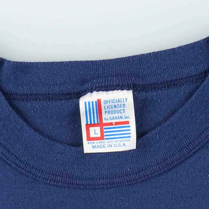 90'S GARAN NFL LOS ANGELES RAMS Logo Print T-Shirt, Made in USA, Men's Size L (approx.), Vintage polyester blue type Vintage Second Hand