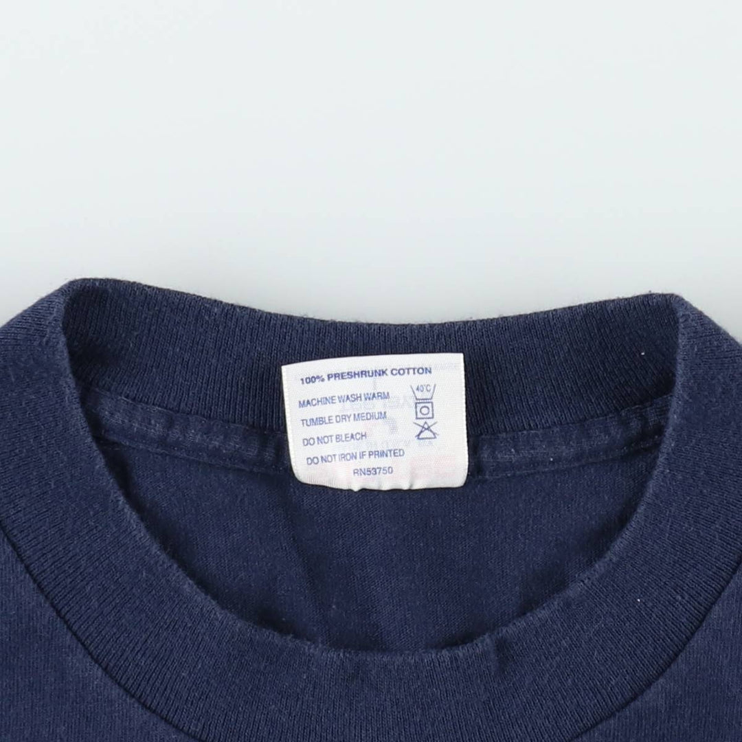 90'S T-shirt JAYS Cheers movie T-shirt Made in USA Men's L equivalent Vintage cotton navy blue type Vintage Second Hand