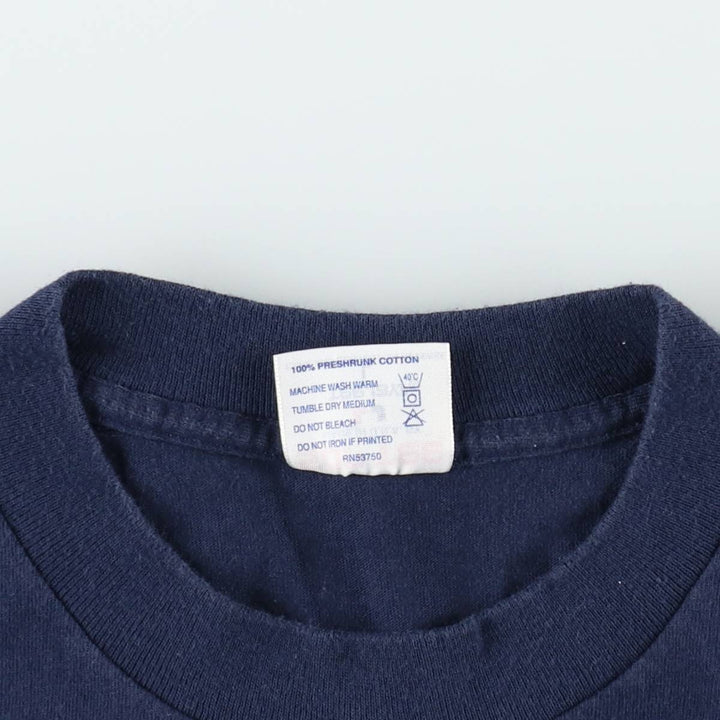 90'S T-shirt JAYS Cheers movie T-shirt Made in USA Men's L equivalent Vintage cotton navy blue type Vintage Second Hand