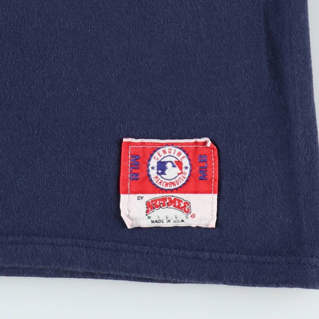 90'S NUTMEG MLB St. Louis Cardinals Logo Print T-Shirt, Made in USA, Men's Size M (approx.), Vintage cotton navy blue type Vintage Second Hand