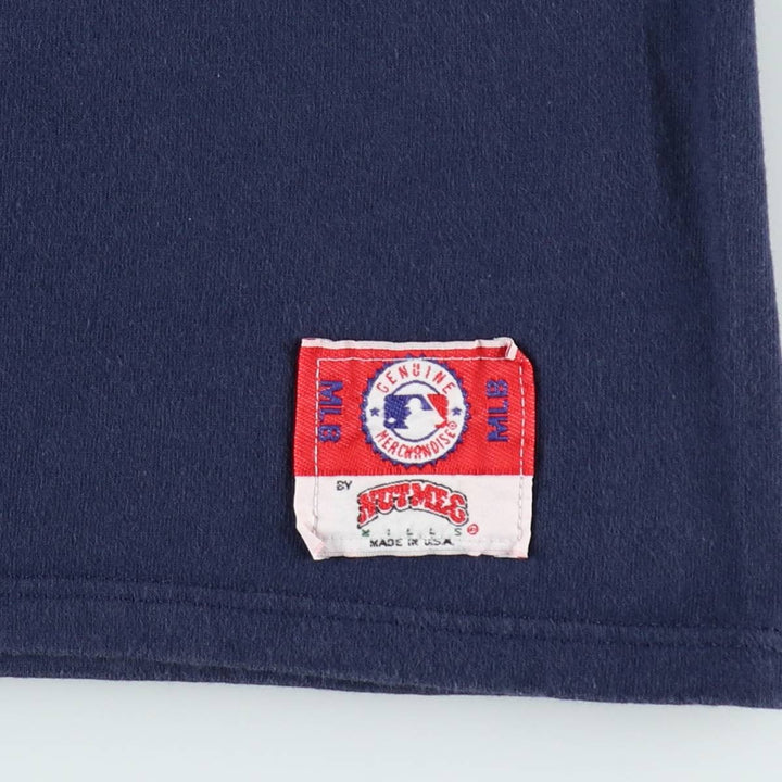 90'S NUTMEG MLB St. Louis Cardinals Logo Print T-Shirt, Made in USA, Men's Size M (approx.), Vintage cotton navy blue type Vintage Second Hand