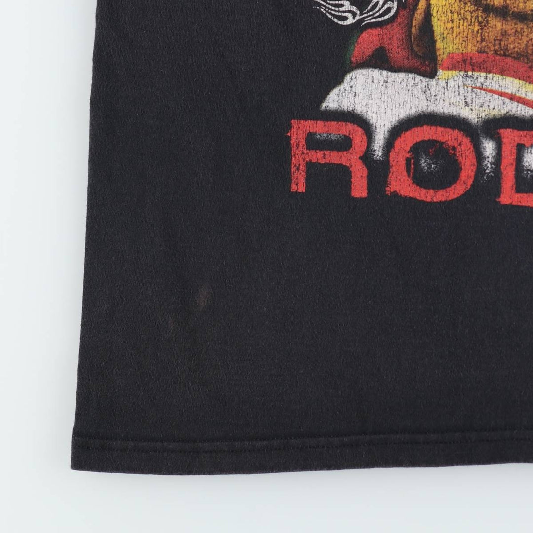 RODMAN APPAREL DENNIS RODMAN Dennis Rodman Sports Print T-Shirt Men's Size L (approx.) cotton black type Vintage Second Hand