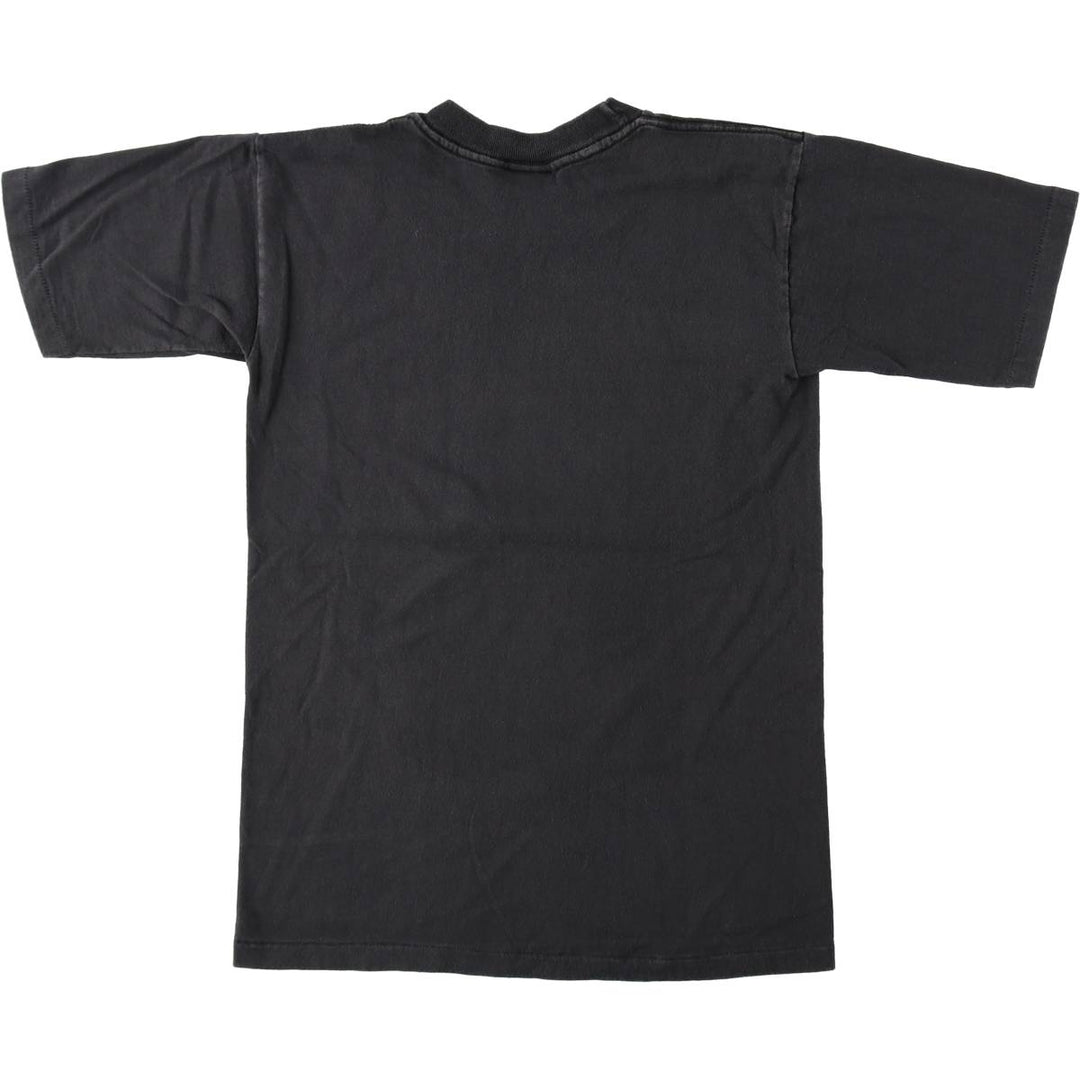 90'S SALEM SPORTSWEAR MLB CHICAGO CUBS Sports Print T-Shirt, Men's Size S (Equivalent), Vintage cotton black type Vintage Second Hand