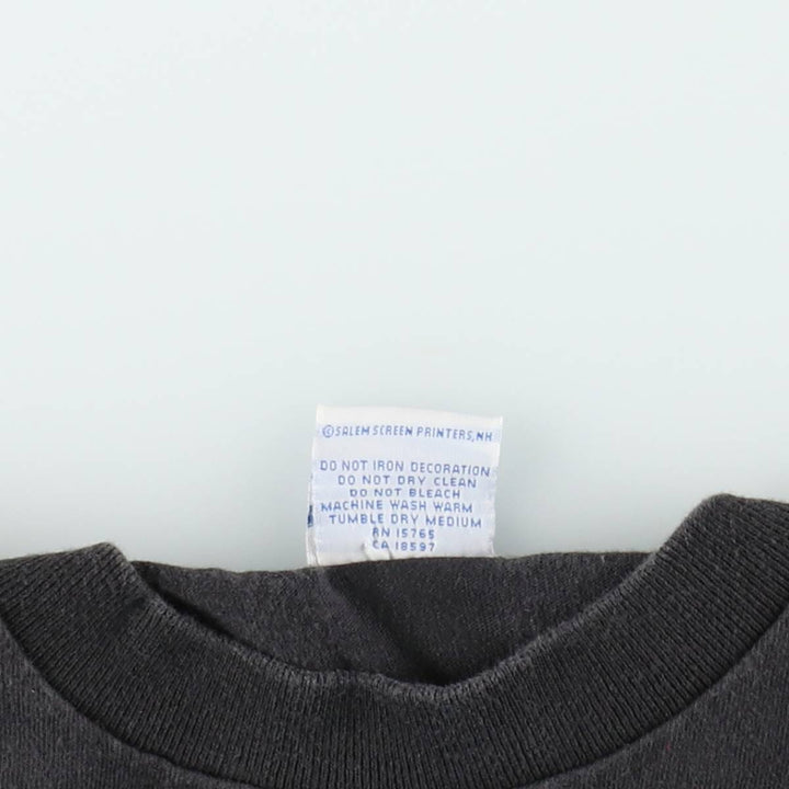90'S SALEM SPORTSWEAR MLB CHICAGO CUBS Sports Print T-Shirt, Men's Size S (Equivalent), Vintage cotton black type Vintage Second Hand