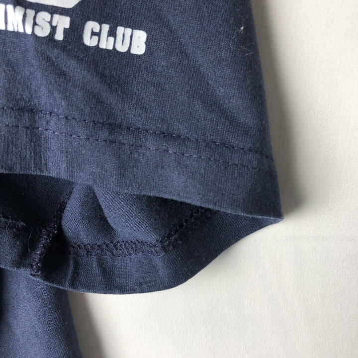 90'S Russell Seattle Mariners MLB Henley Neck Sports Print T-Shirt, Made in USA, Men's Size L (approx.) cotton navy blue type Vintage Second Hand
