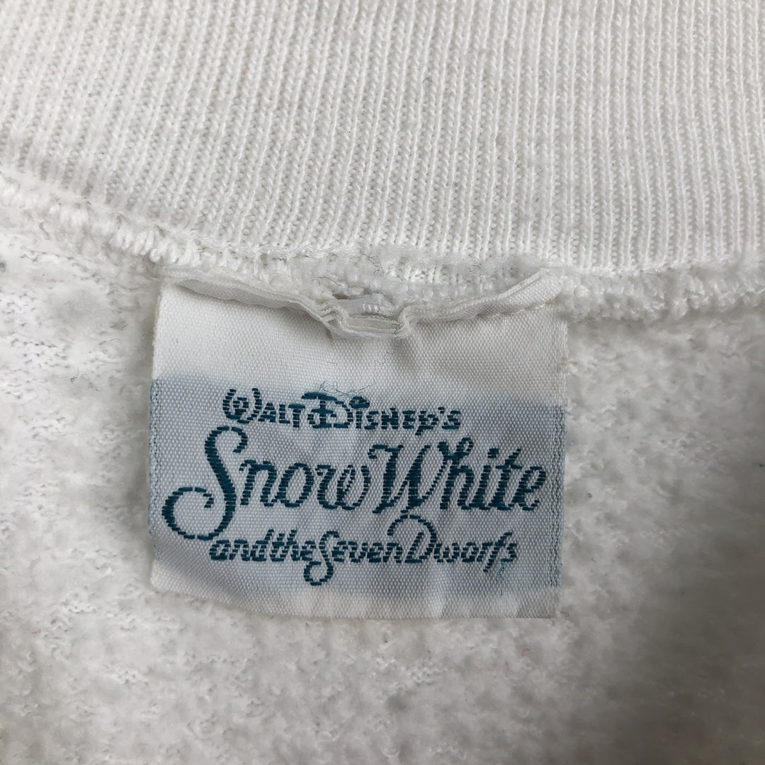 WALT Disney's Snow White and the Seven Dwarfs Dopey Character Sweatshirt (Men's XL equivalent) unclear white type Vintage Second Hand
