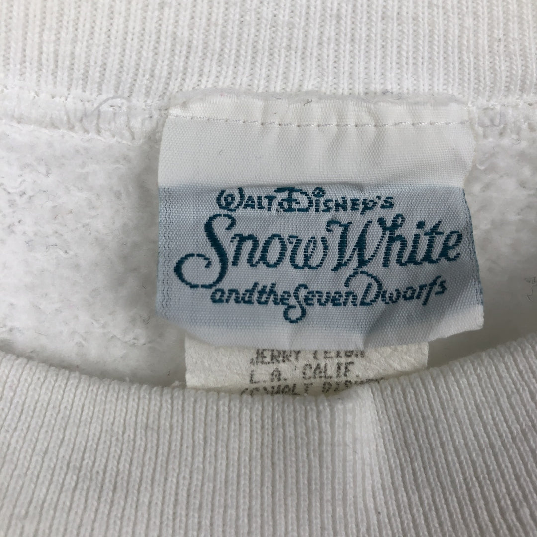 Walt Disney's Snow White and the Seven Dwarfs (Grumpy) Character Sweatshirt, Made in USA, Men's XL (Equivalent), Vintage. polyester white type Vintage Second Hand