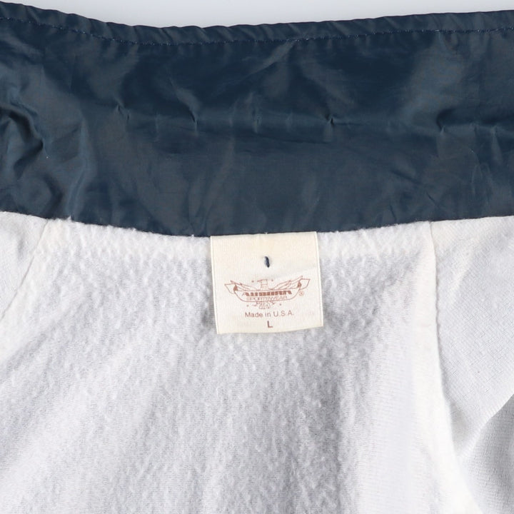 90'S Urban AUBURN Coach Jacket, Made in USA, Men's Size L (approx.), Vintage Nylon navy blue type Vintage Second Hand