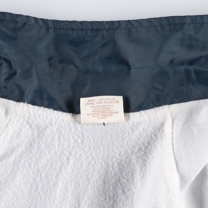 90'S Urban AUBURN Coach Jacket, Made in USA, Men's Size L (approx.), Vintage Nylon navy blue type Vintage Second Hand