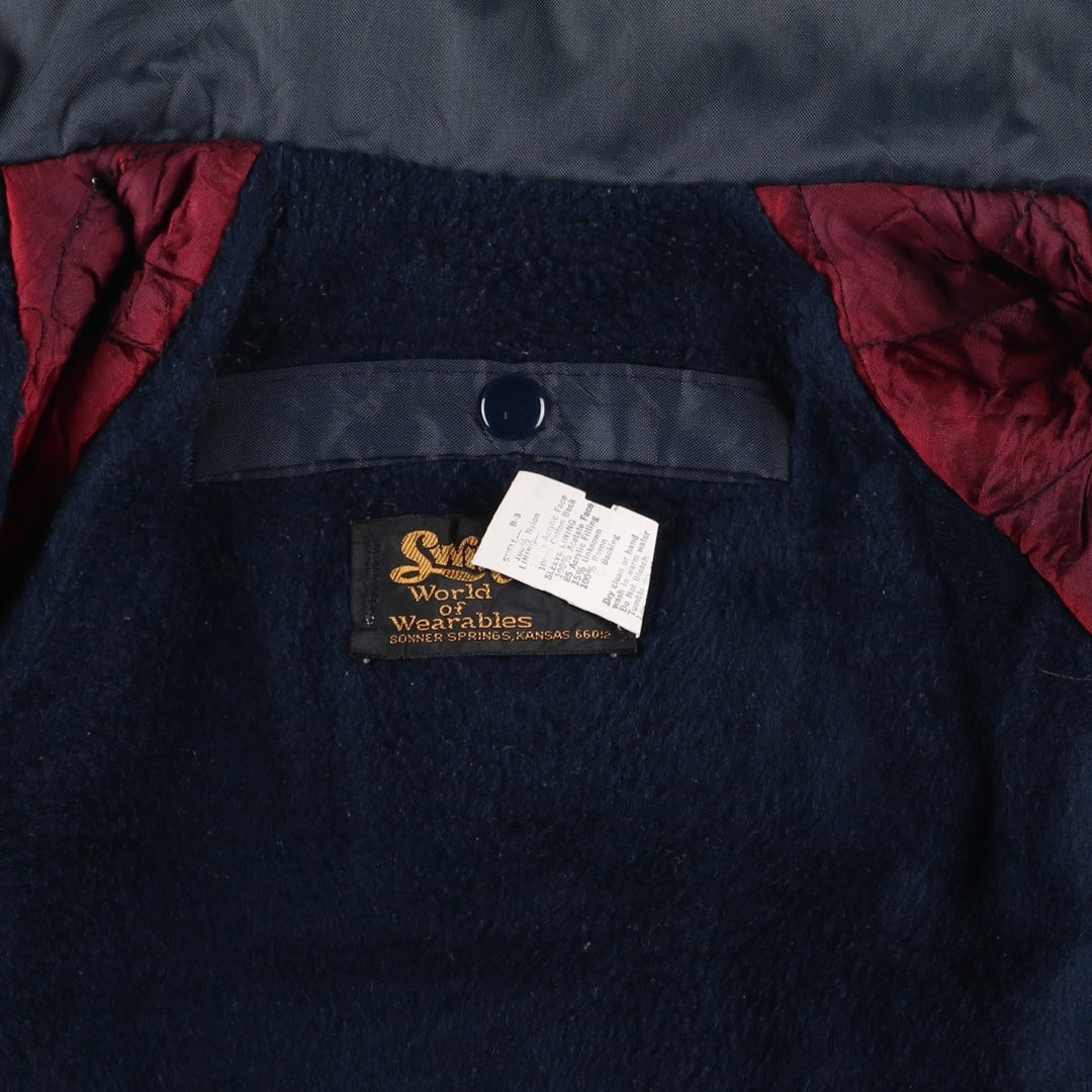 1980'S Swingstar Coach Jacket, Men's Size M (approx.), Vintage Nylon navy blue type Vintage Second Hand