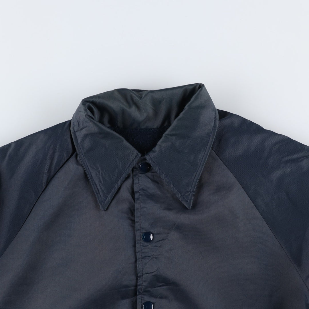 1980'S Swingstar Coach Jacket, Men's Size M (approx.), Vintage Nylon navy blue type Vintage Second Hand