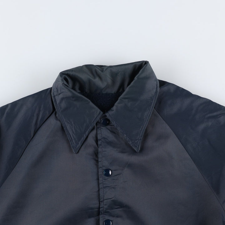 1980'S Swingstar Coach Jacket, Men's Size M (approx.), Vintage Nylon navy blue type Vintage Second Hand