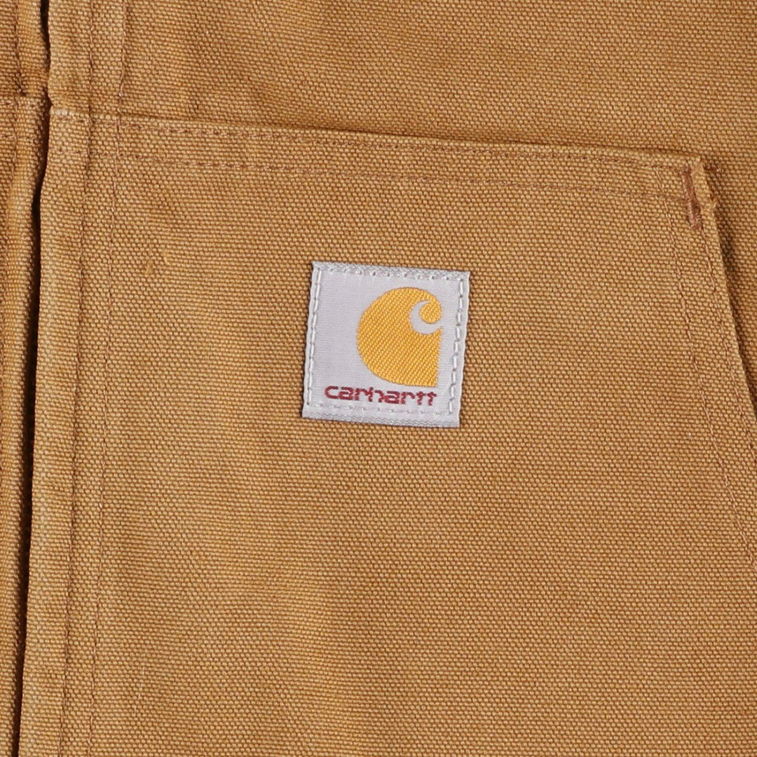 Carhartt Active Jacket Duck Full Zip Parka Made in USA Men's XXL cotton beige type brown Vintage Second Hand