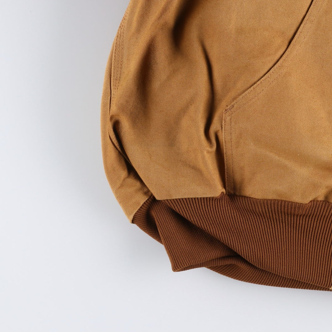 Carhartt Active Jacket Duck Full Zip Parka Made in USA Men's XXL cotton beige type brown Vintage Second Hand