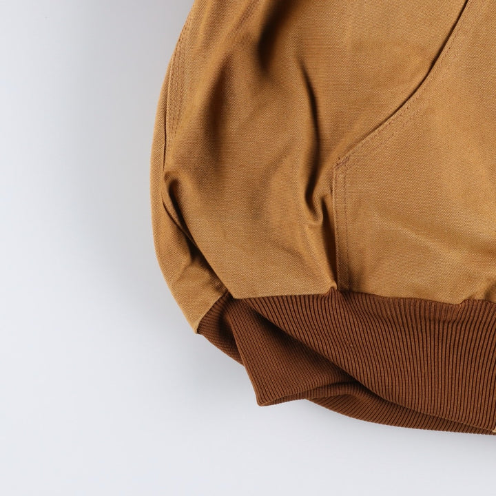 Carhartt Active Jacket Duck Full Zip Parka Made in USA Men's XXL cotton beige type brown Vintage Second Hand