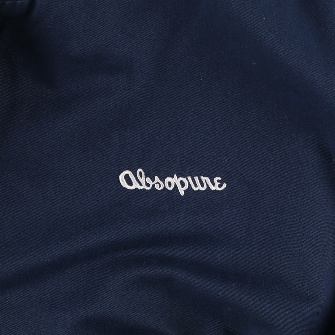~1980'S Red Kap Work Blouson, Made in USA, Men's XL equivalent, Vintage polyester navy blue type Vintage Second Hand