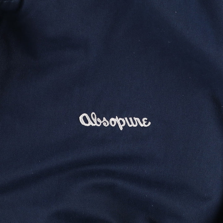 ~1980'S Red Kap Work Blouson, Made in USA, Men's XL equivalent, Vintage polyester navy blue type Vintage Second Hand