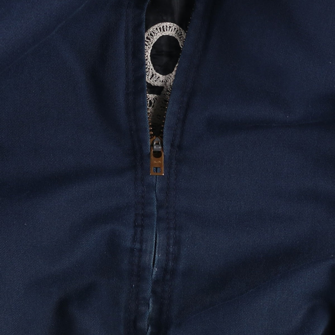 ~1980'S Red Kap Work Blouson, Made in USA, Men's XL equivalent, Vintage polyester navy blue type Vintage Second Hand