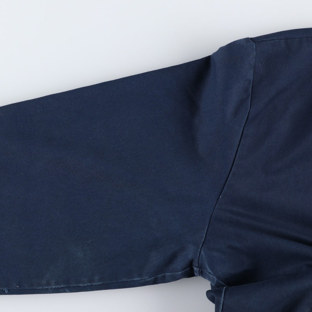 ~1980'S Red Kap Work Blouson, Made in USA, Men's XL equivalent, Vintage polyester navy blue type Vintage Second Hand