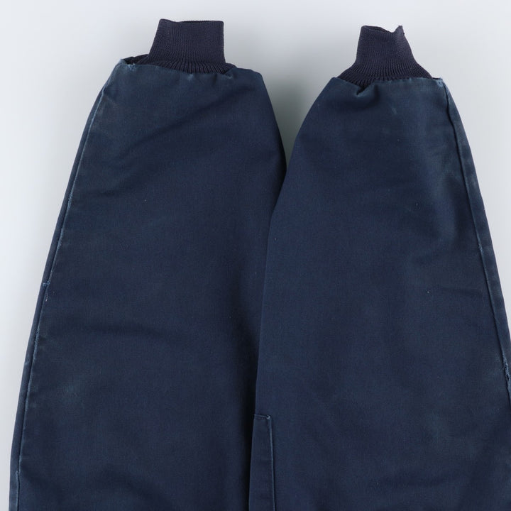 ~1980'S Red Kap Work Blouson, Made in USA, Men's XL equivalent, Vintage polyester navy blue type Vintage Second Hand