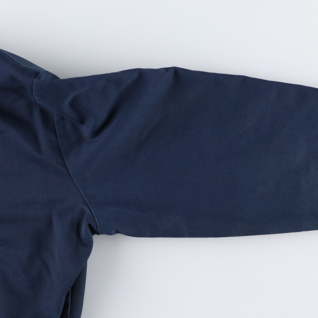 ~1980'S Red Kap Work Blouson, Made in USA, Men's XL equivalent, Vintage polyester navy blue type Vintage Second Hand