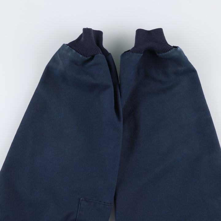~1980'S Red Kap Work Blouson, Made in USA, Men's XL equivalent, Vintage polyester navy blue type Vintage Second Hand