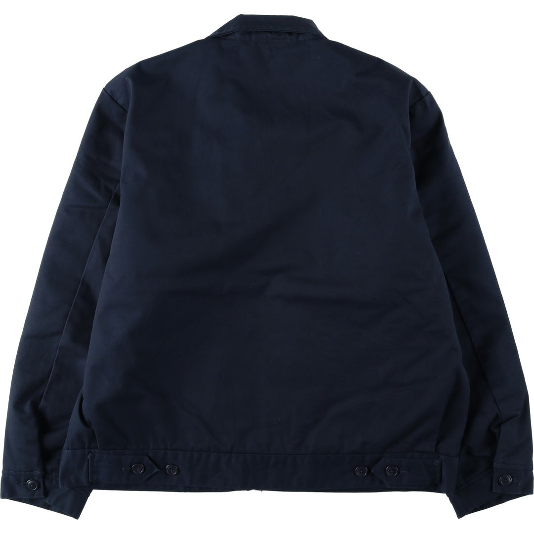 Dickies Eisenhower Jacket, padded work jacket, men's size XL polyester navy blue type Vintage Second Hand