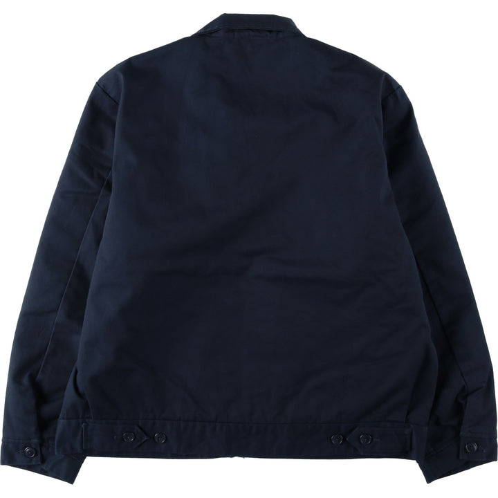 Dickies Eisenhower Jacket, padded work jacket, men's size XL polyester navy blue type Vintage Second Hand