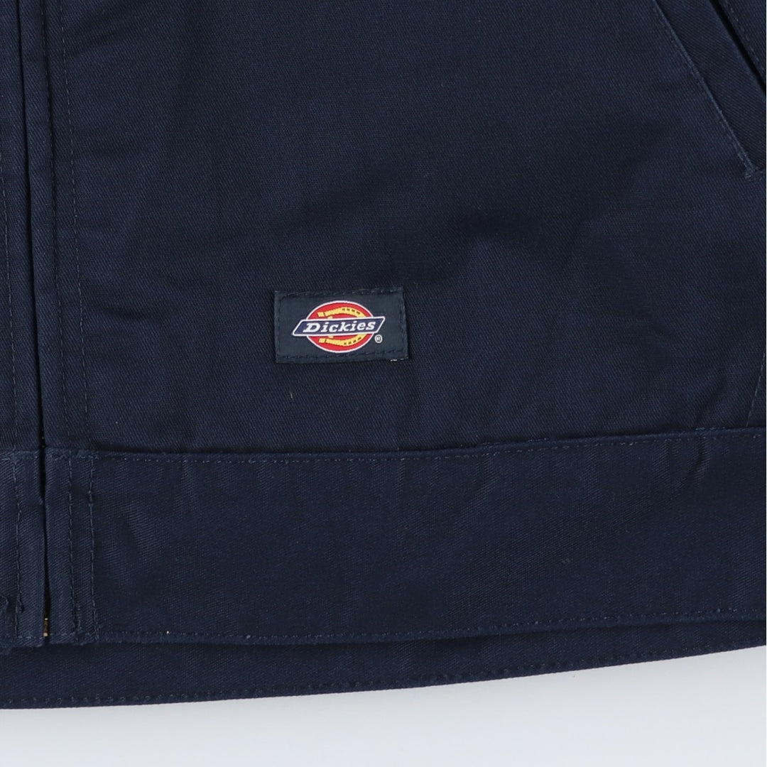 Dickies Eisenhower Jacket, padded work jacket, men's size XL polyester navy blue type Vintage Second Hand