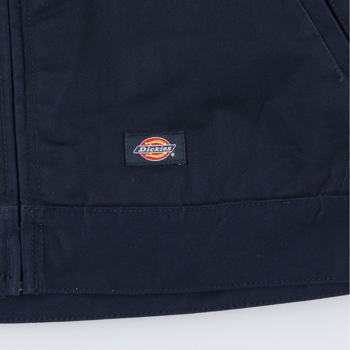 Dickies Eisenhower Jacket, padded work jacket, men's size XL polyester navy blue type Vintage Second Hand