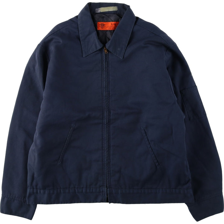 Dickies Eisenhower Jacket Work Jacket Men's XL equivalent Vintage polyester navy blue type Vintage Second Hand
