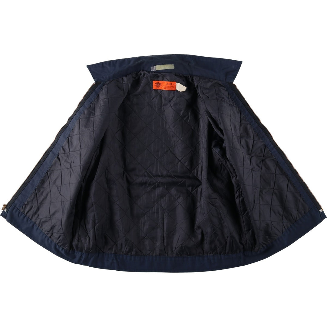 Dickies Eisenhower Jacket Work Jacket Men's XL equivalent Vintage polyester navy blue type Vintage Second Hand