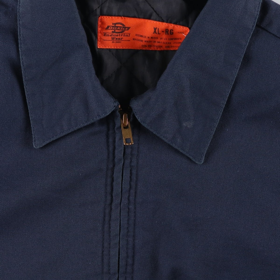Dickies Eisenhower Jacket Work Jacket Men's XL equivalent Vintage polyester navy blue type Vintage Second Hand