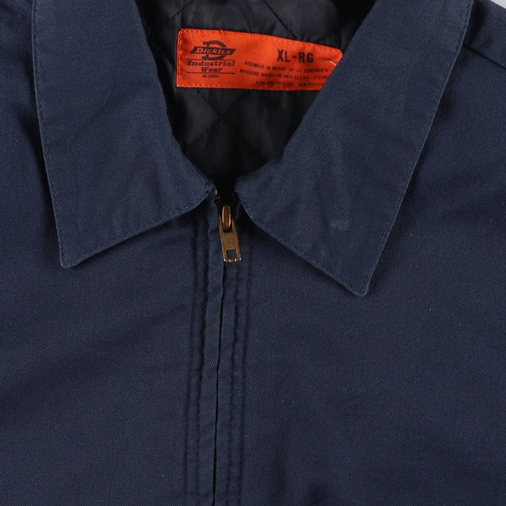 Dickies Eisenhower Jacket Work Jacket Men's XL equivalent Vintage polyester navy blue type Vintage Second Hand