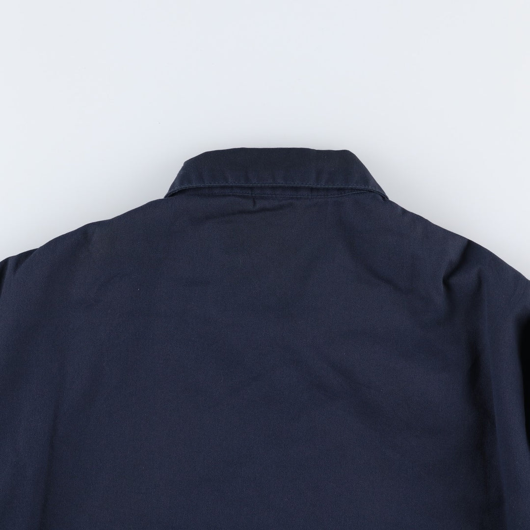 Dickies Eisenhower Jacket Work Jacket Men's XL equivalent Vintage polyester navy blue type Vintage Second Hand