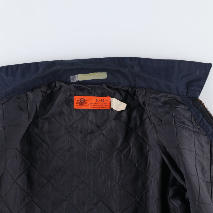 Dickies Eisenhower Jacket Work Jacket Men's XL equivalent Vintage polyester navy blue type Vintage Second Hand